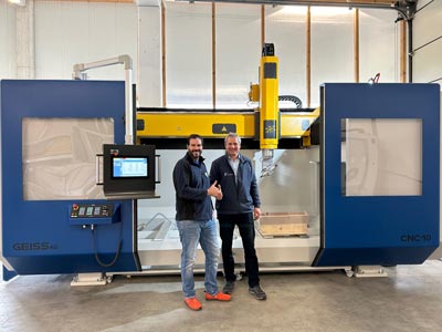 Linbrunner Thermoformungs-GmbH & Co.KG nimmt die neueste GEISS CNC10 in Betrieb